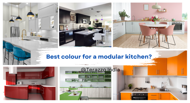 Best Colour for a Modular Kitchen-terazzo india
