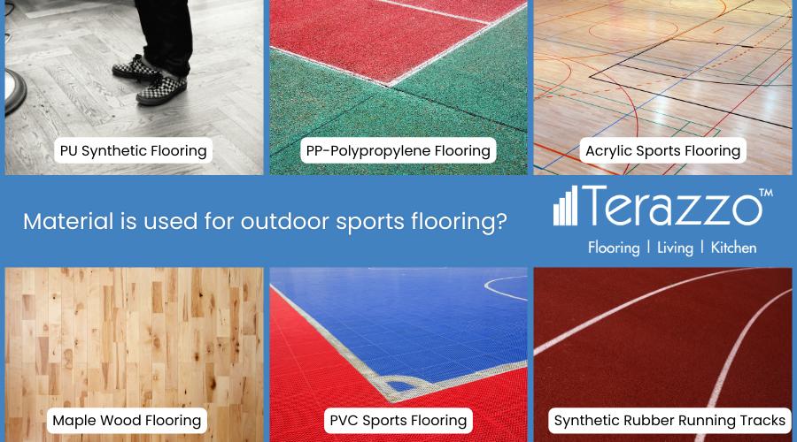 Material is used for Outdoor Sports Flooring?- terazzo india
