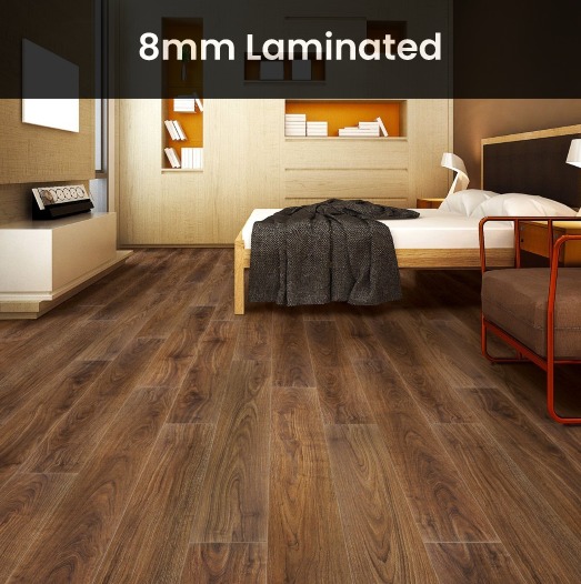 8mm laminated wooden flooring
