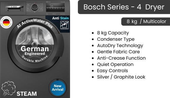 Bosch 9 Dryer Series - 4-8kg