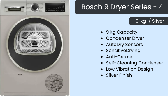 Bosch 9 Dryer Series - 4