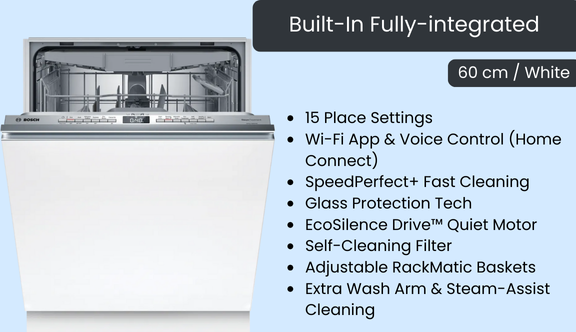 Built-In Fully-integrated-60 Cm White