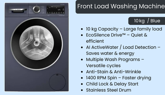 Front Load Washing Machine-8kg