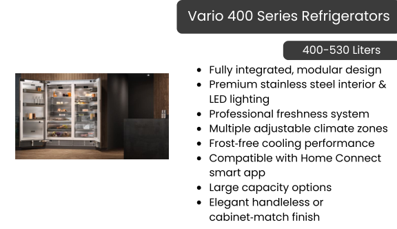 Vario 400 Series Refrigerators