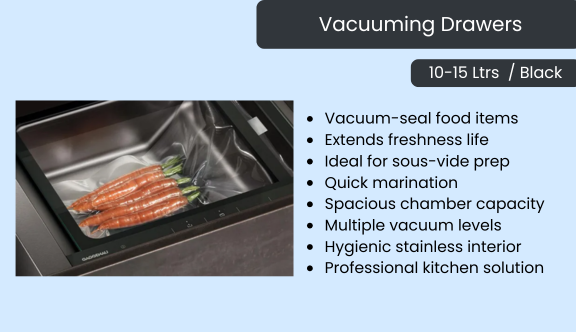 vacuuming drawer