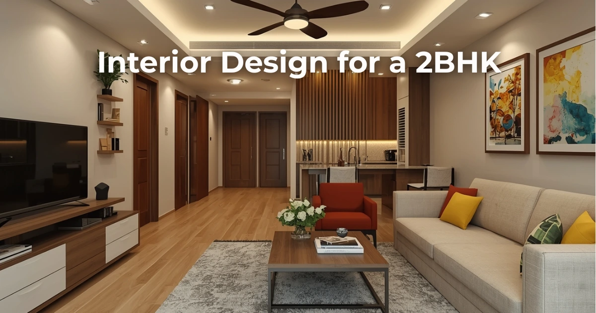 Interior Design for a 2BHK modern apartment