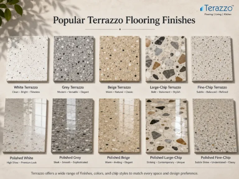 terrazzo flooring finishes india