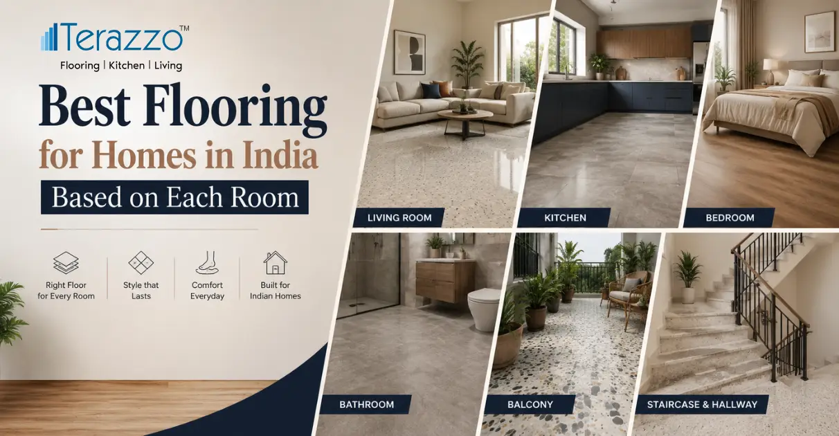 Best flooring for homes in India based on each room including living room, kitchen and bedroom