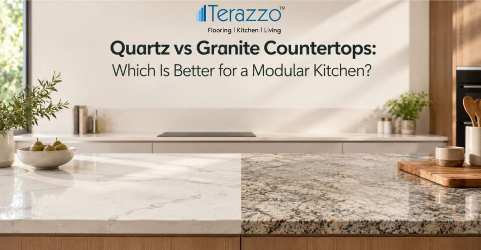 Quartz vs Granite Countertops: Which Is Better for a Modular Kitchen?