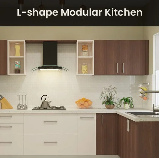 modular kitchen in coimbatore l shape